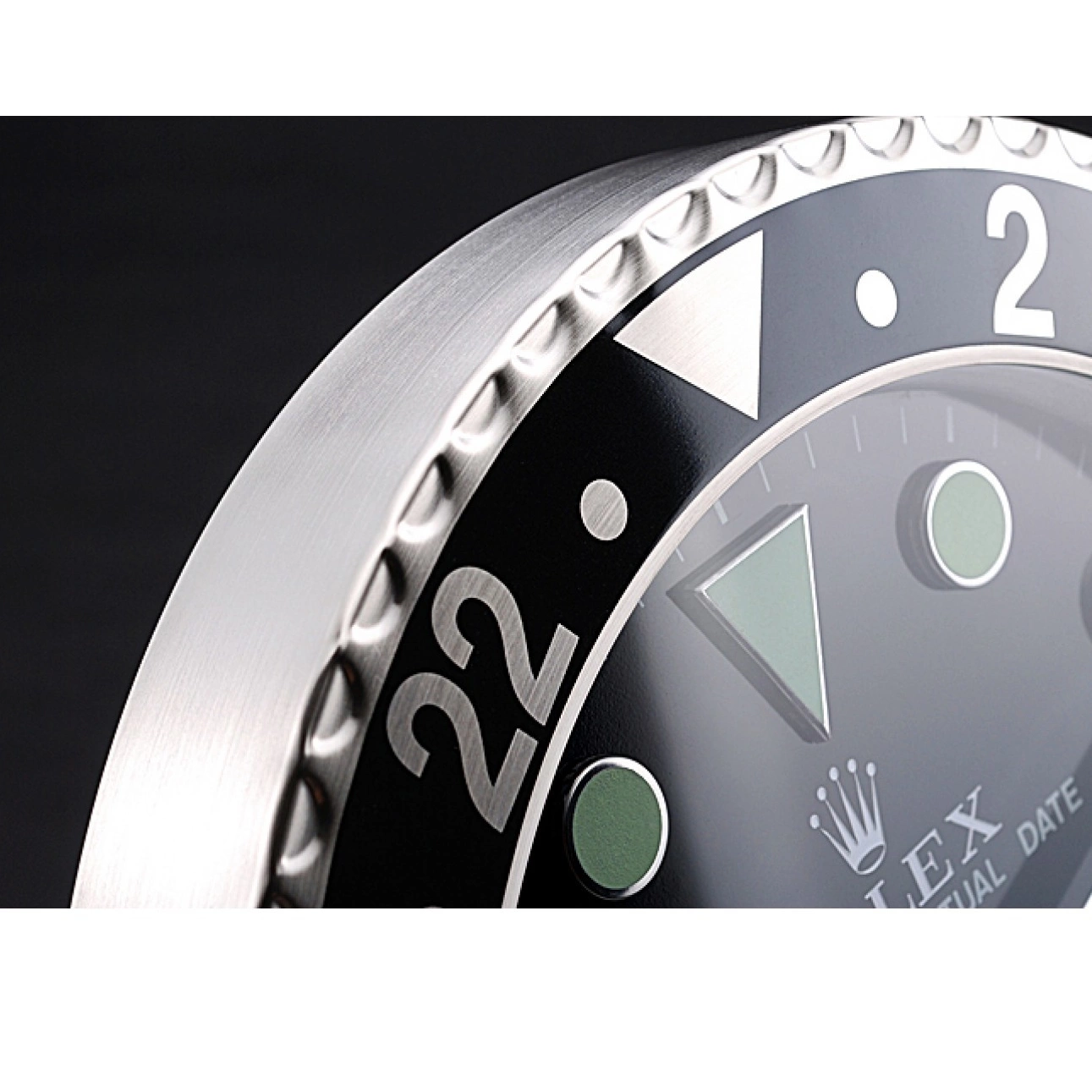 Aaa replica watch Master Rolex II 622478 GMT Wall Black-Red Clock 0630